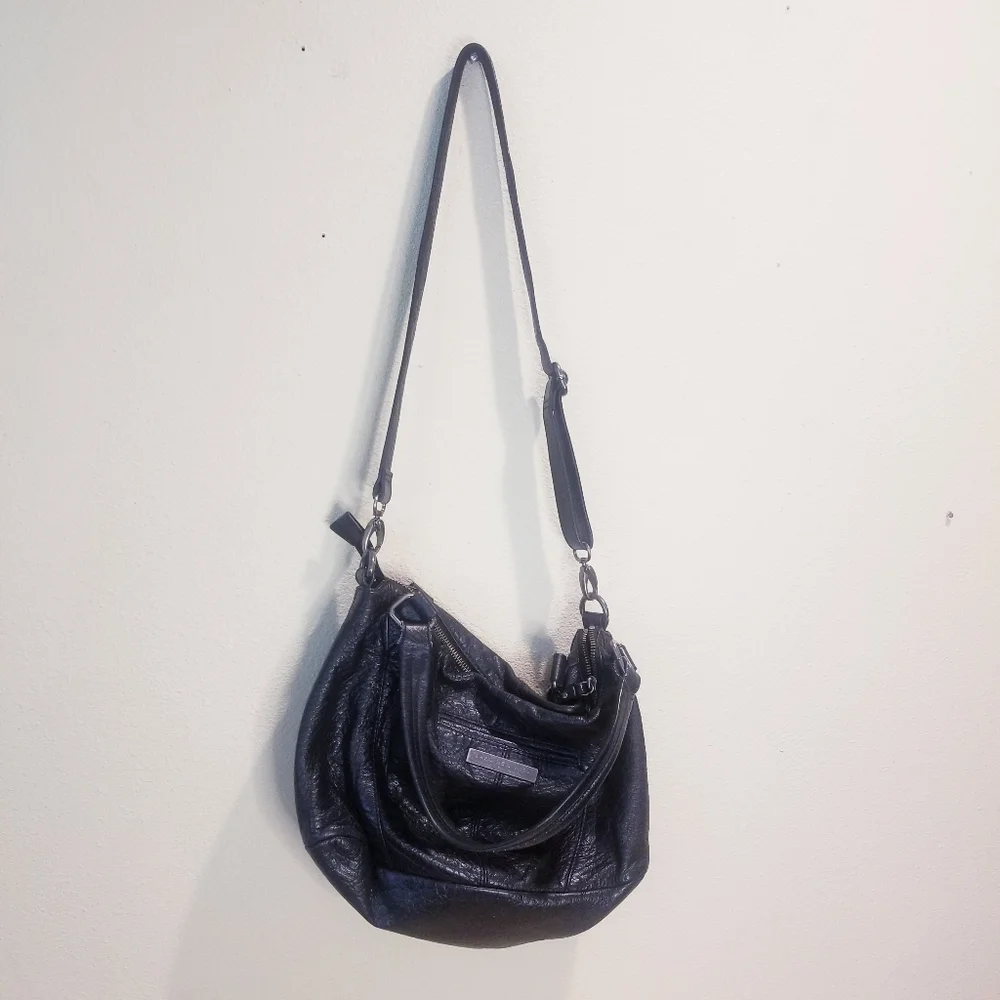Marc Ny black hobo shoulder bag